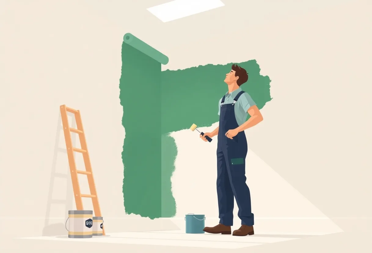 Peintre Boulogne-Billancourt 92100 en intervention sur un chantier